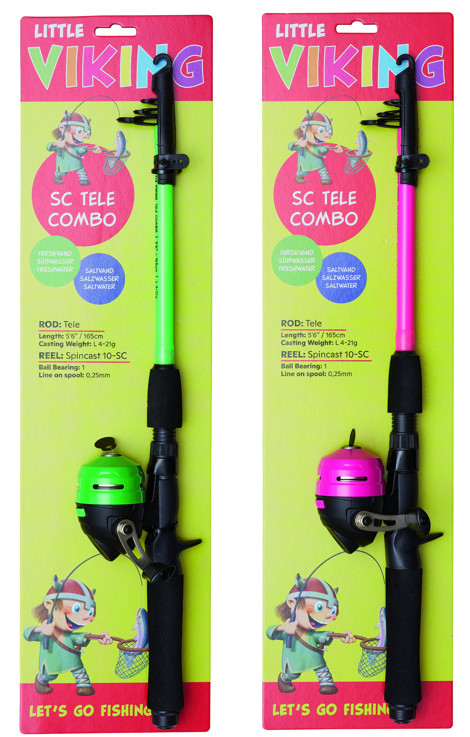 Fishing Set For Kids Little Viking SC Tele Combo