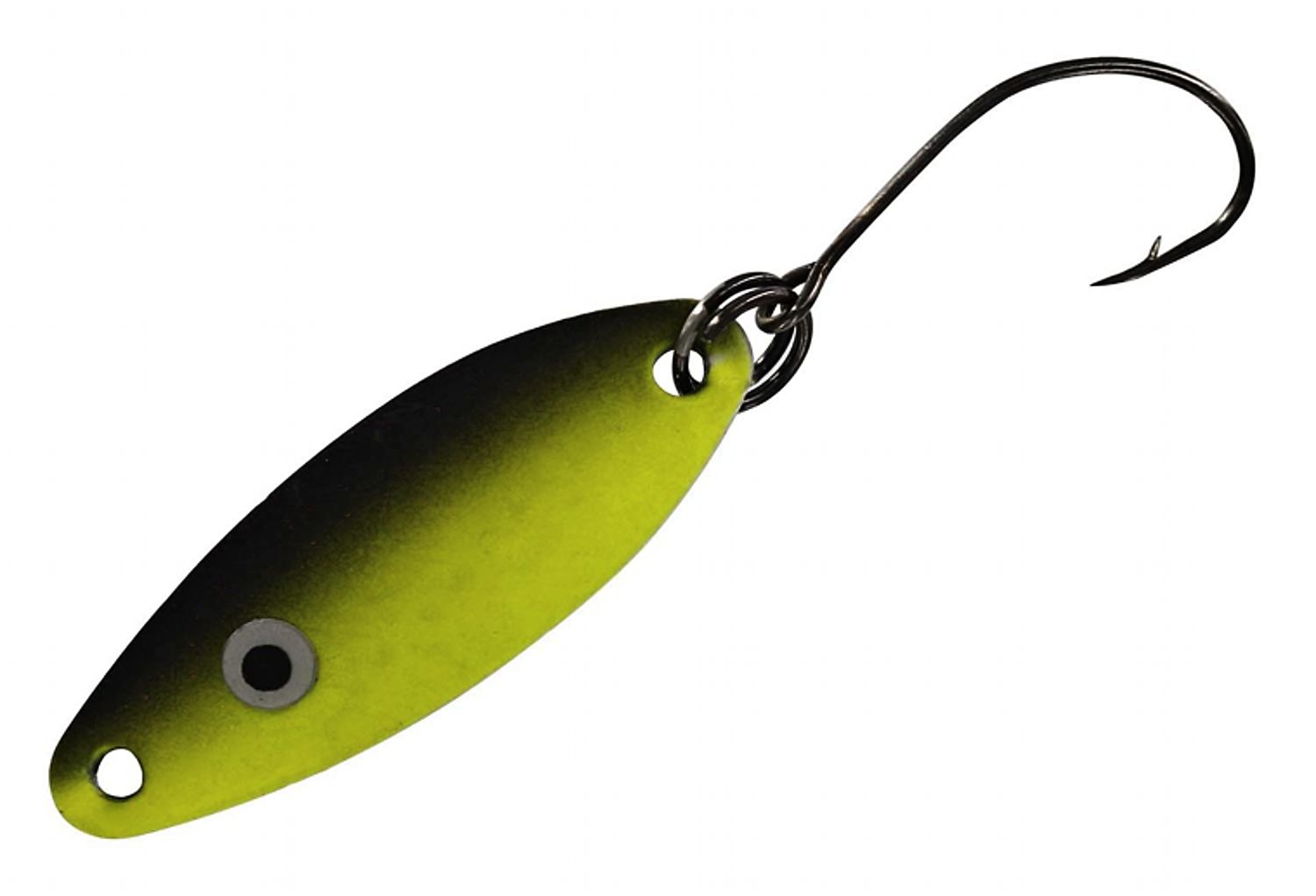 Trout Spoon Kinetic Micro Boss Yellow & Black Mate