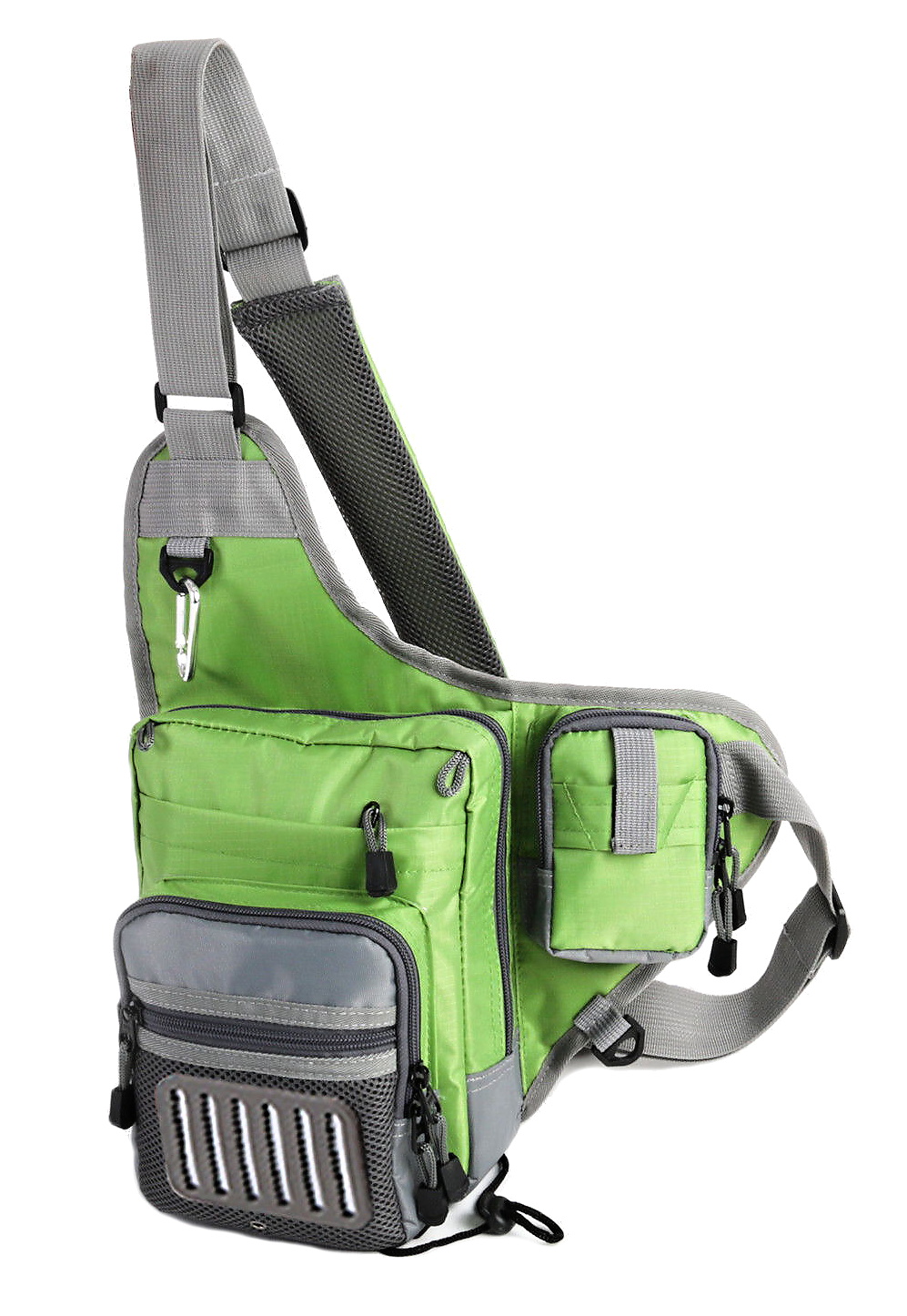 Fly Fishing Sling Bag Leichi V-Cross Green/Grey