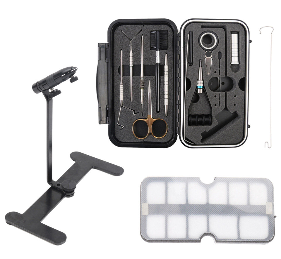 Fly Tying Travel Set Leichi Vise & Tools