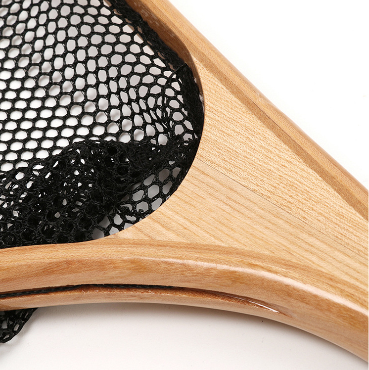 Net wooden handle landing net w/measurements – Lazy river road outfitters