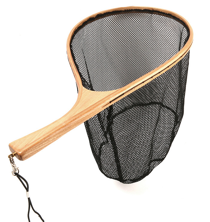 Landing Net With Rubber Net Leichi Curve Handle