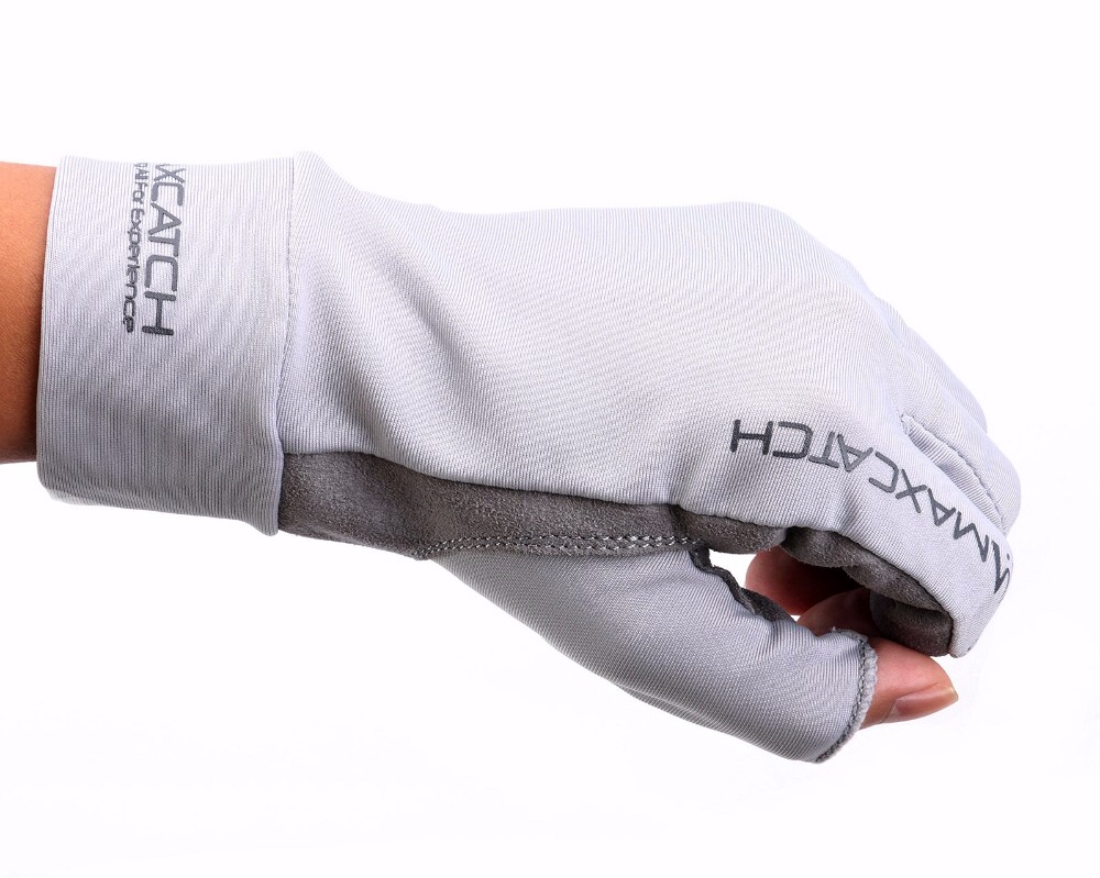 Fly Fishing Sun Gloves Leichi With Synthetic Leather