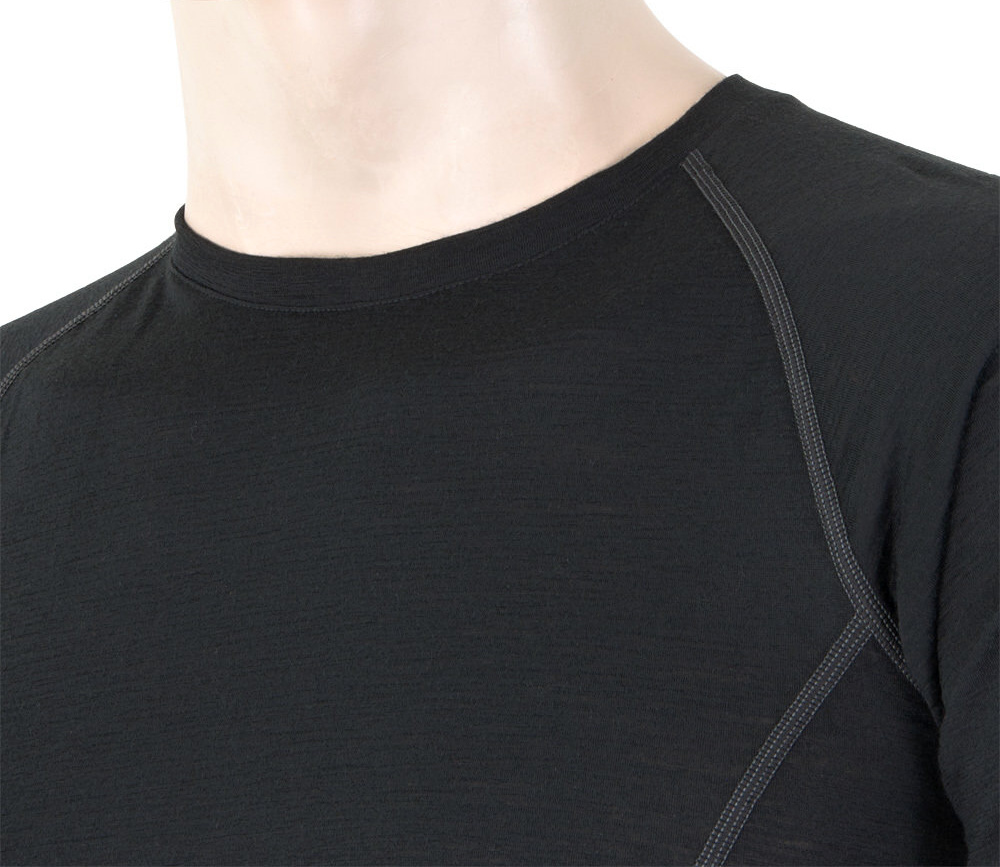 Functional T-Shirt Sensor Merino Active Black | CzechNymph.com