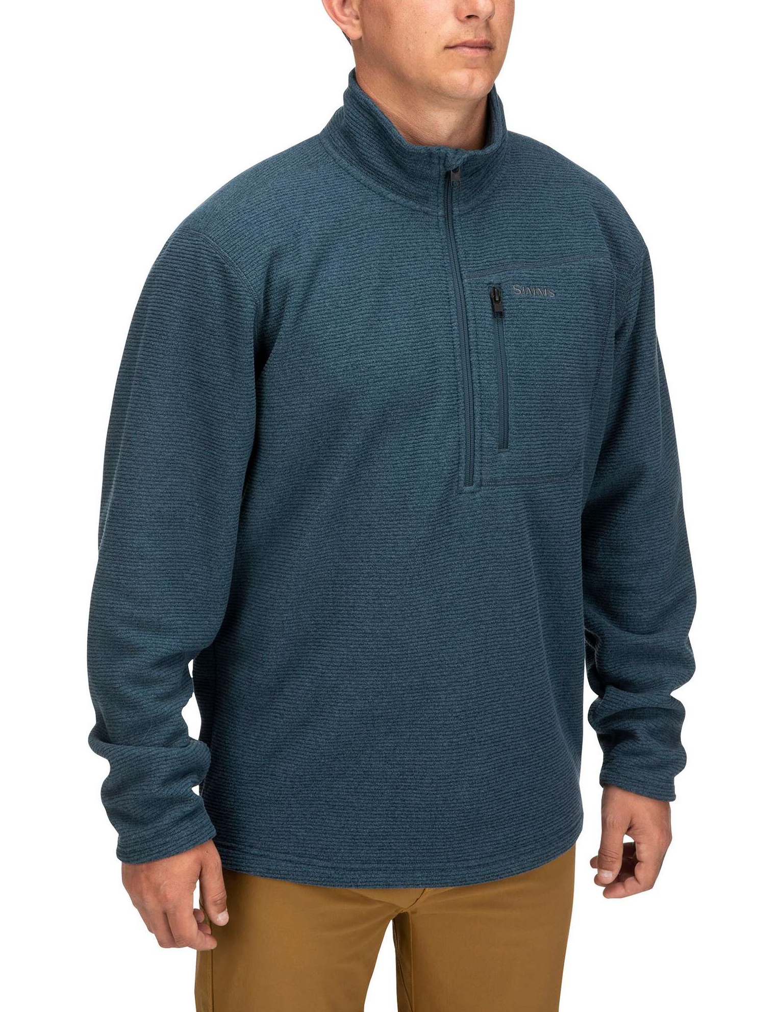 Rivershed Quarter Zip Simms Dark Moon | CzechNymph.com