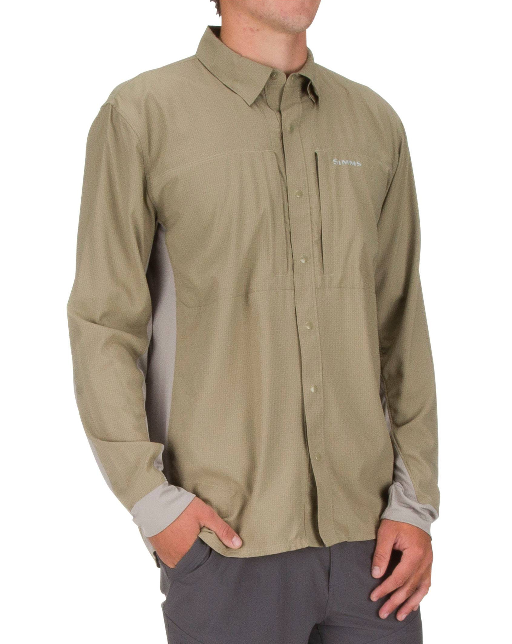 Fishing Shirt Simms Intruder BiComp Tan | CzechNymph.com