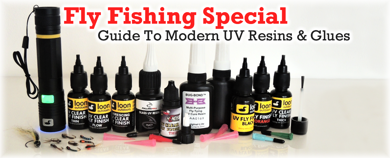 Guide To Modern UV Resins & Glues, Fly Tying Materials