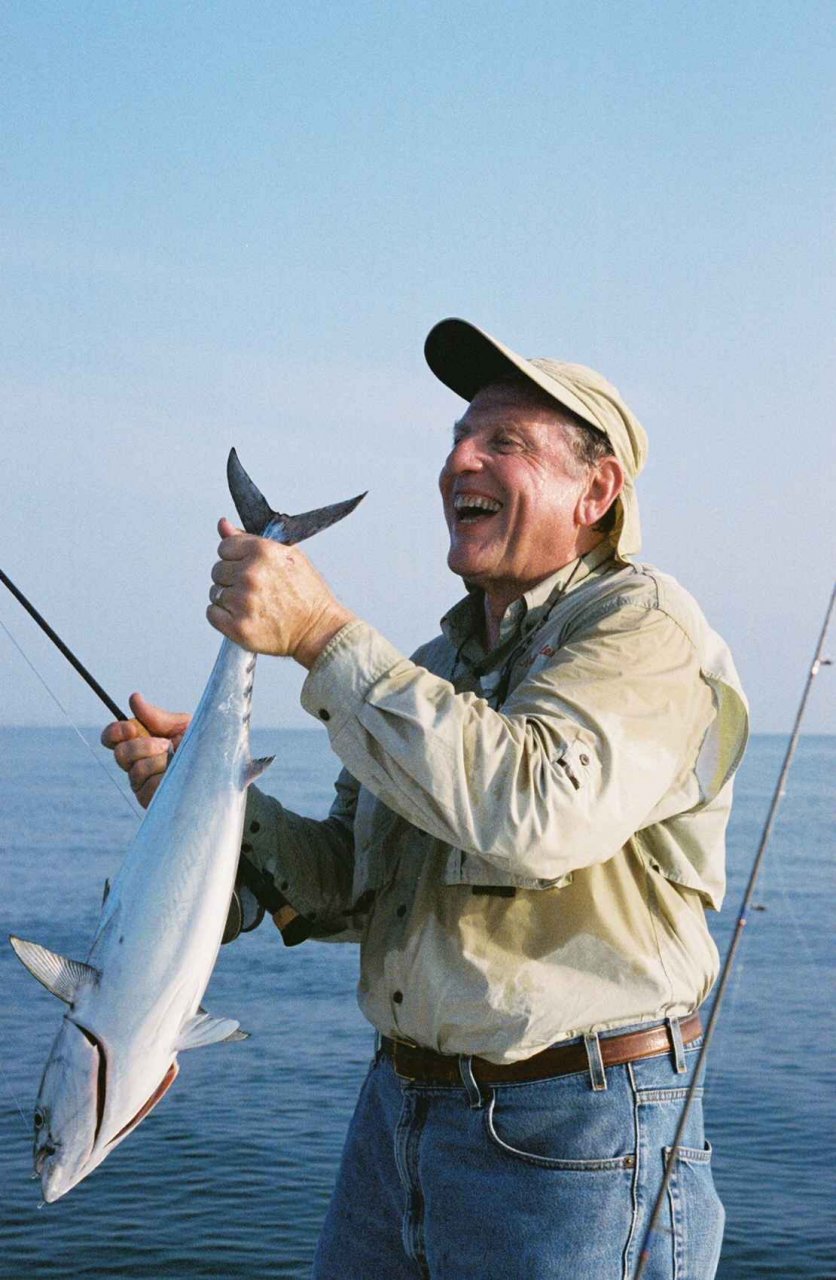 Fellow flyfisher happily showing his first Bonito 