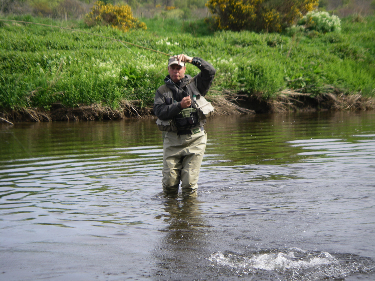 Side strain helps get large trout under control that bit sooner