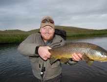 A beautiful brown from Minnivallalaekur in the volcanic part of Iceland
