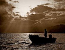 The Columbia River at dawn