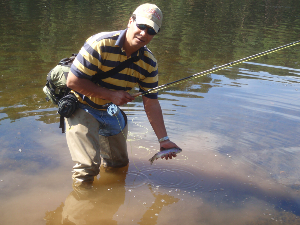 Fishing with small dries on the flats might be the only way to go sometimes. 
