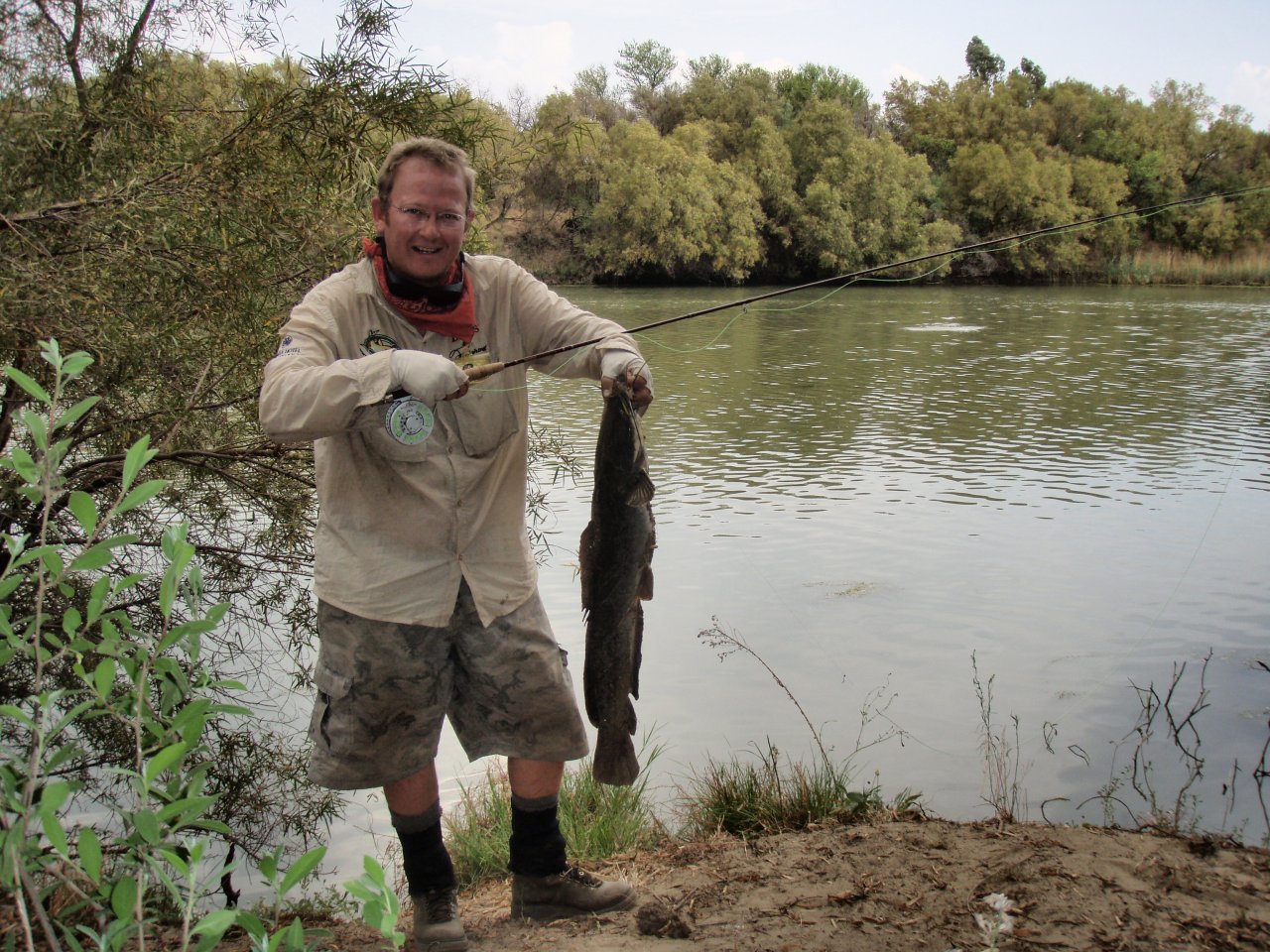 Still waters or slow flowing water can be fantastic places to spot and fish for catfish