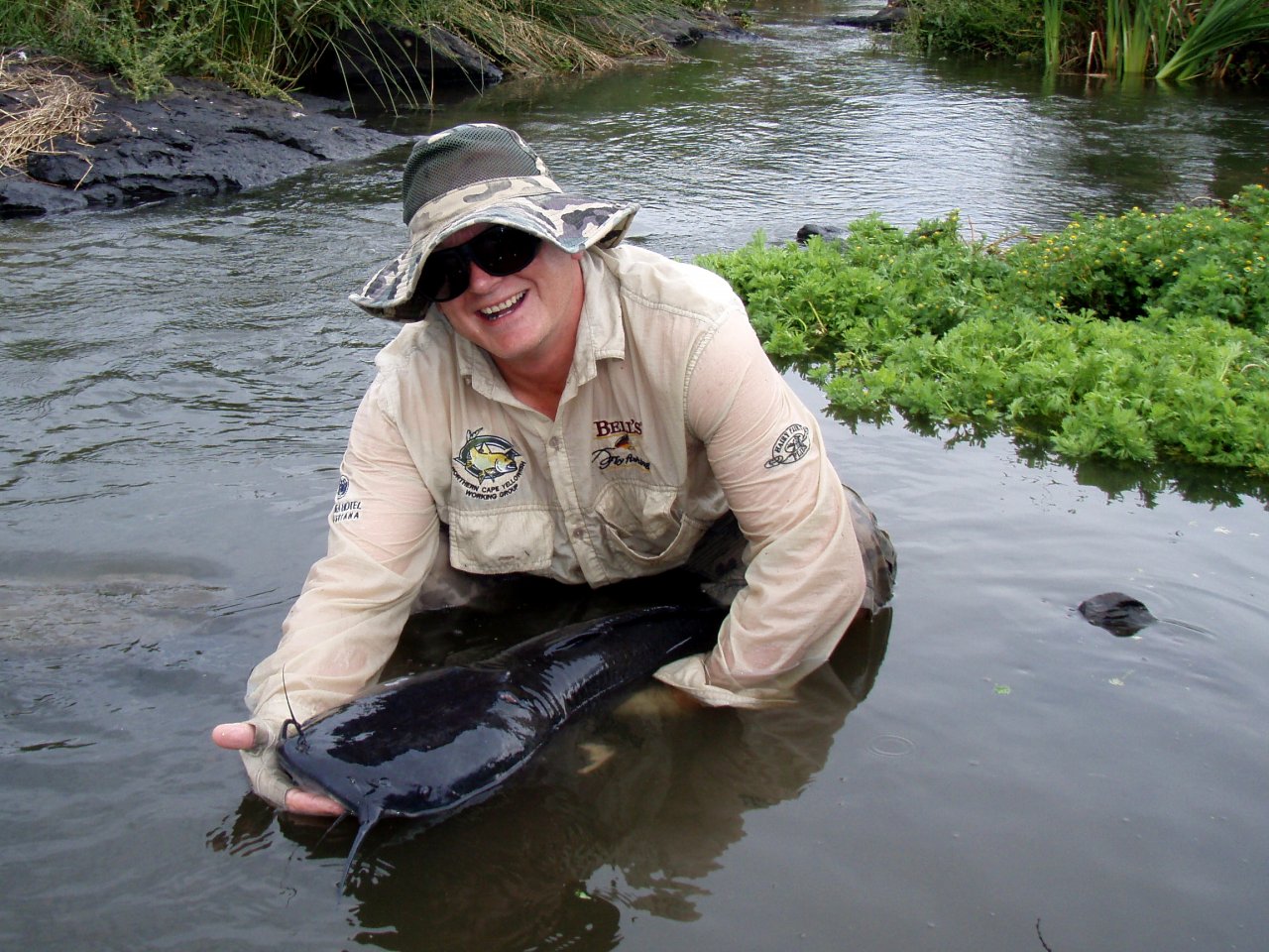 Releasing Mr Whiskers in a side channel