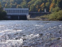 Gmundner Traun power station in Gmunden