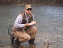 Smaller wild brown trout