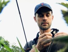 Morten Oeland fishing may flies in Denmark