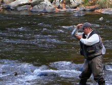 Czech/Polish Style, Casting; Aaron shows proper position of the arm prior to executing a cast
