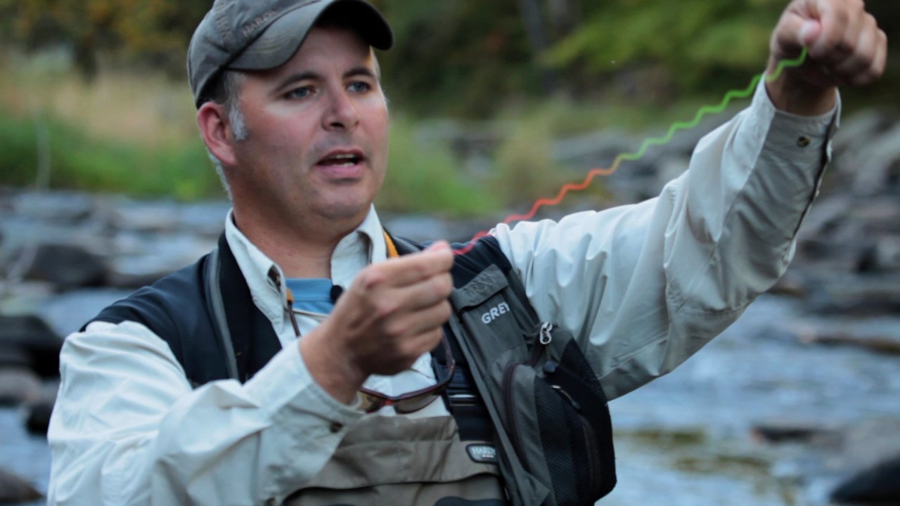 French/Spanish Style, Sighter; Aaron explains the use of the coiled monofiliment sighter