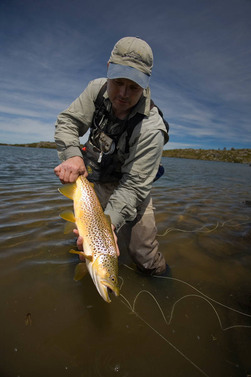 Sight fishing in the Western Lakes
