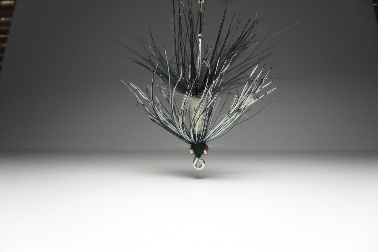 When tied correctly,  the fly provides a wide profile with little bulk