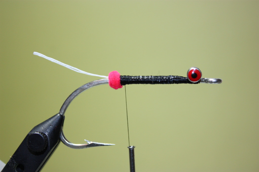 Create a butt of chenille