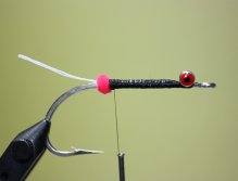 Create a butt of chenille