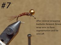Fly tying sequence-Drop Bead