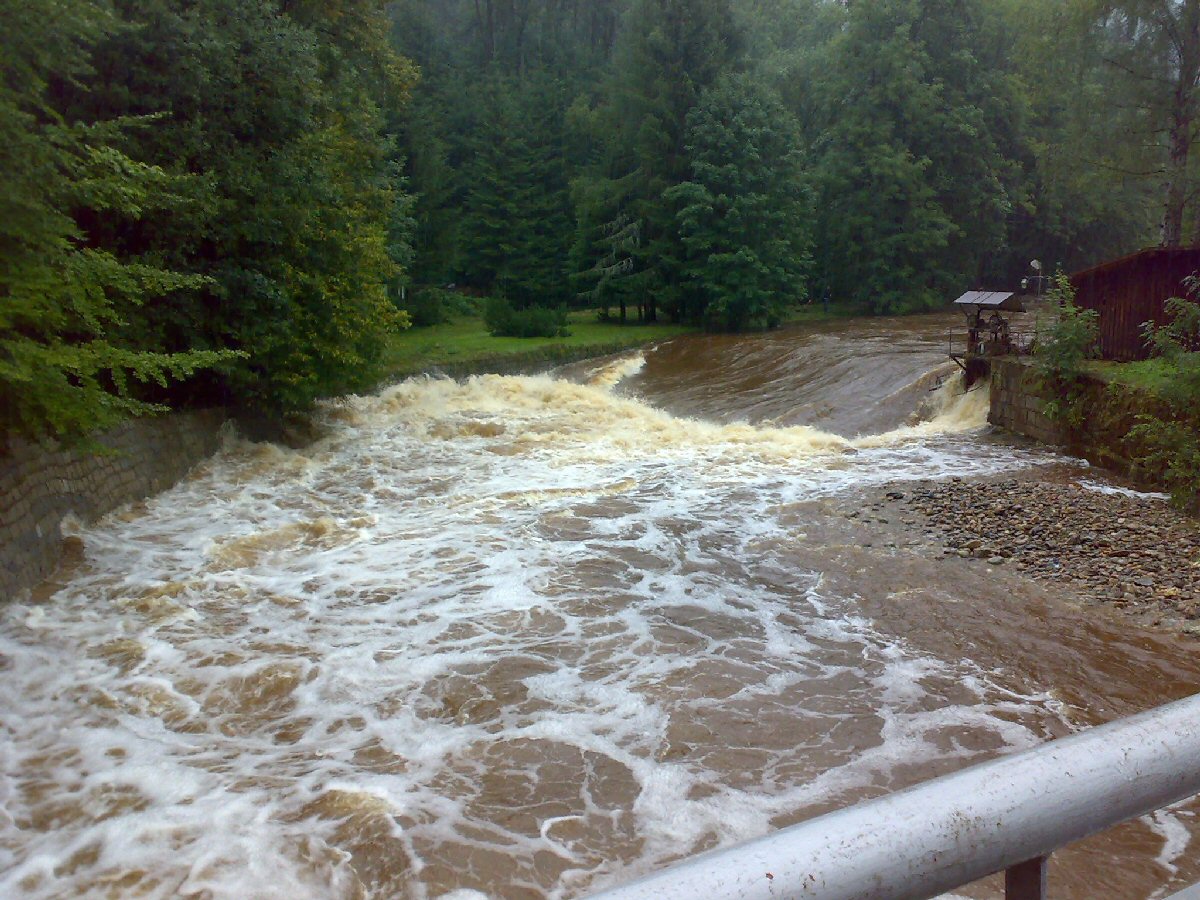 High-water at Jizera river