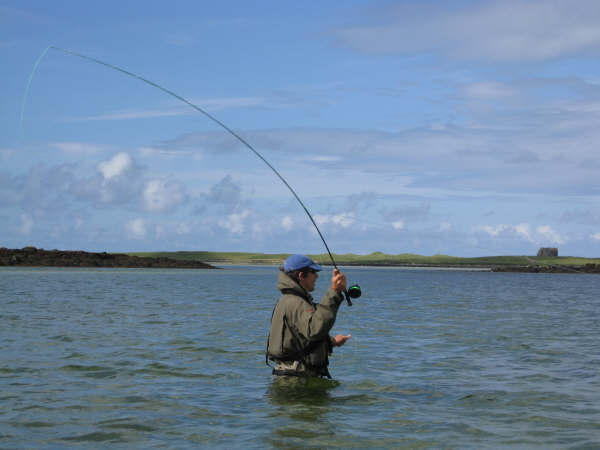 Throwing large flies