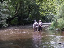 Nymph fishing on the small stream