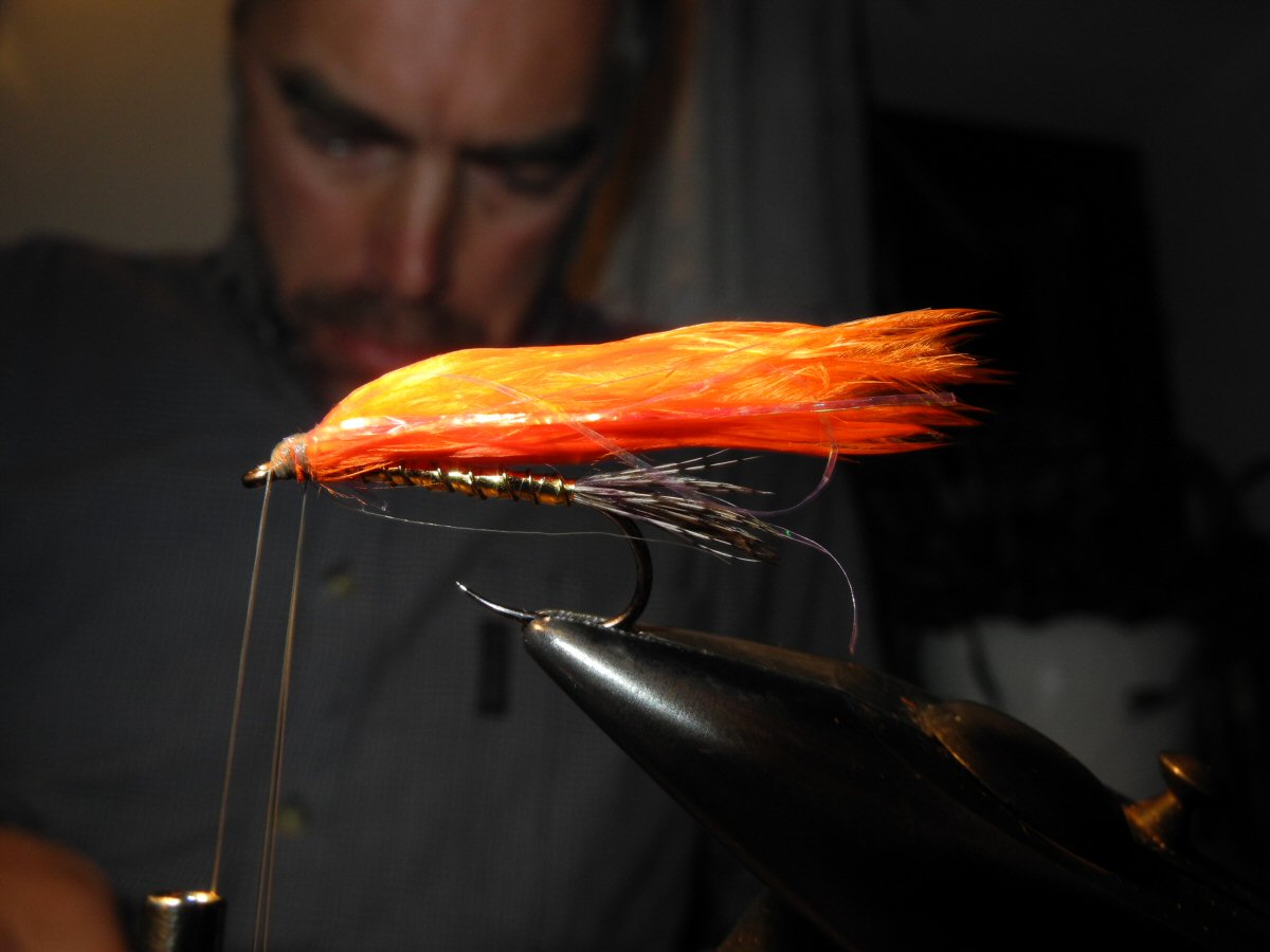 Orange Marabou Streamer