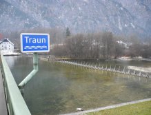 The Beginning of the Goiserer Traun below Hallstätter Lake
