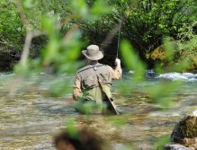 Fly Fishing, Radovna River, Slovenia