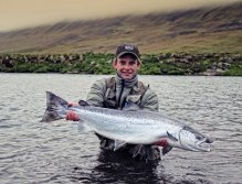 Bjorn Runarsson from Iceland Angling Travel with yet another stunner from Vatnsdalsa River