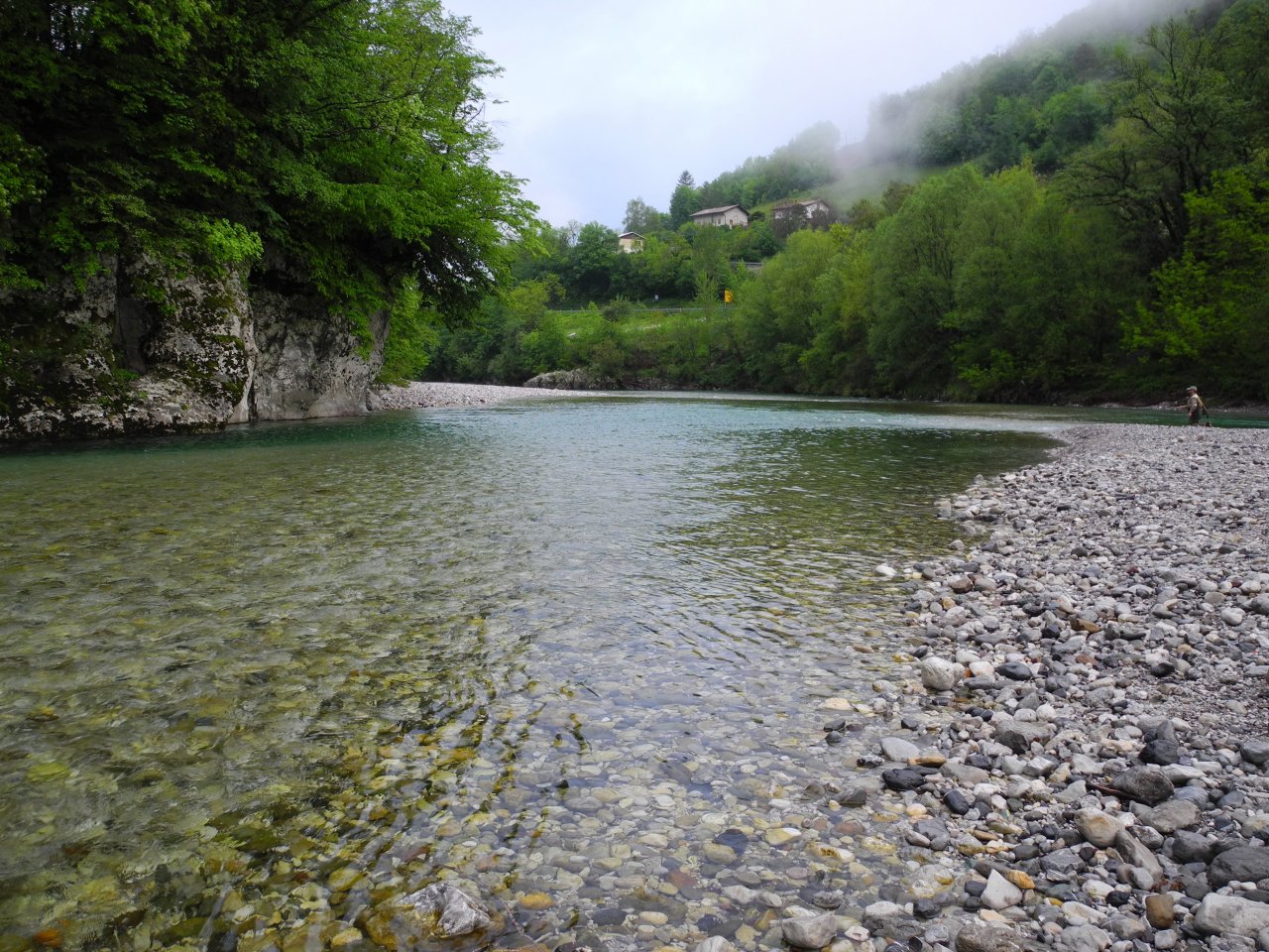 Confluence of Idrijca and Ba�a