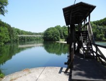 Above the weir at Steyrermühl