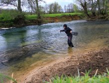 Sending a streamer in my native river