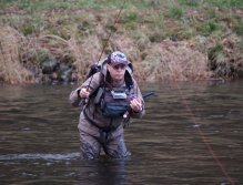 Fishing the Dee below Llangollen