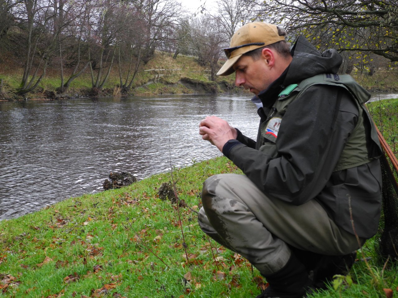 David Plny getting ready for the second round