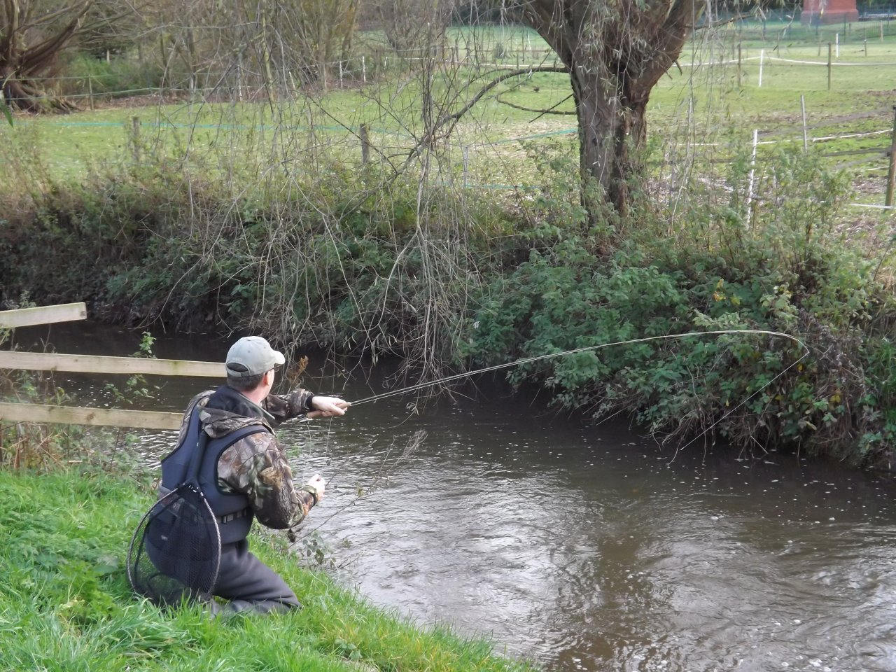 Fishing the small stream