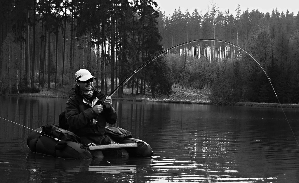 Black & White monster on the rod.