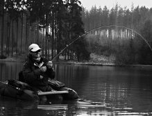 Black & White monster on the rod.