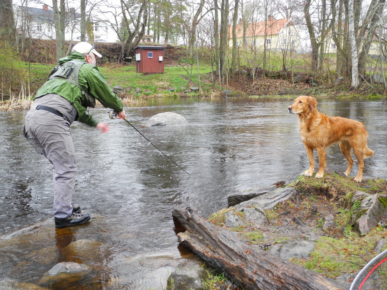 Flyfishing demonstration