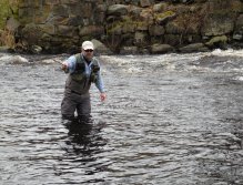 Nymphing on Kaitum River