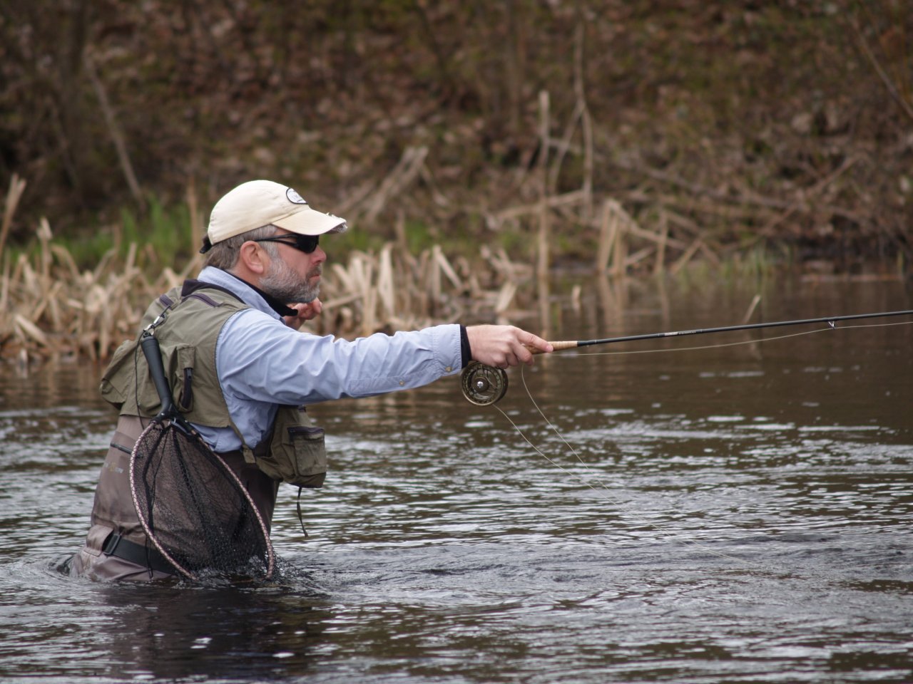 Nymphing on Kaitum River