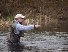 Nymphing on Kaitum River