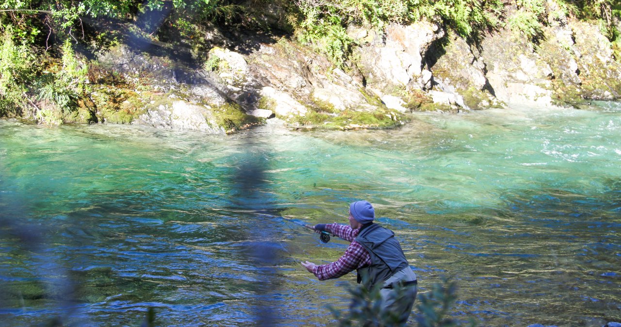 Backcountry fishing - Greenstone river