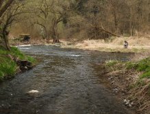 Kralovický stream entering Střela
