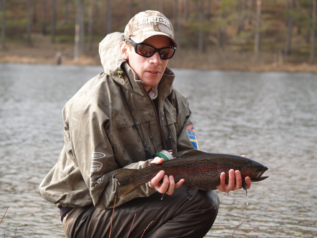 Nice rainbow trout from the lake